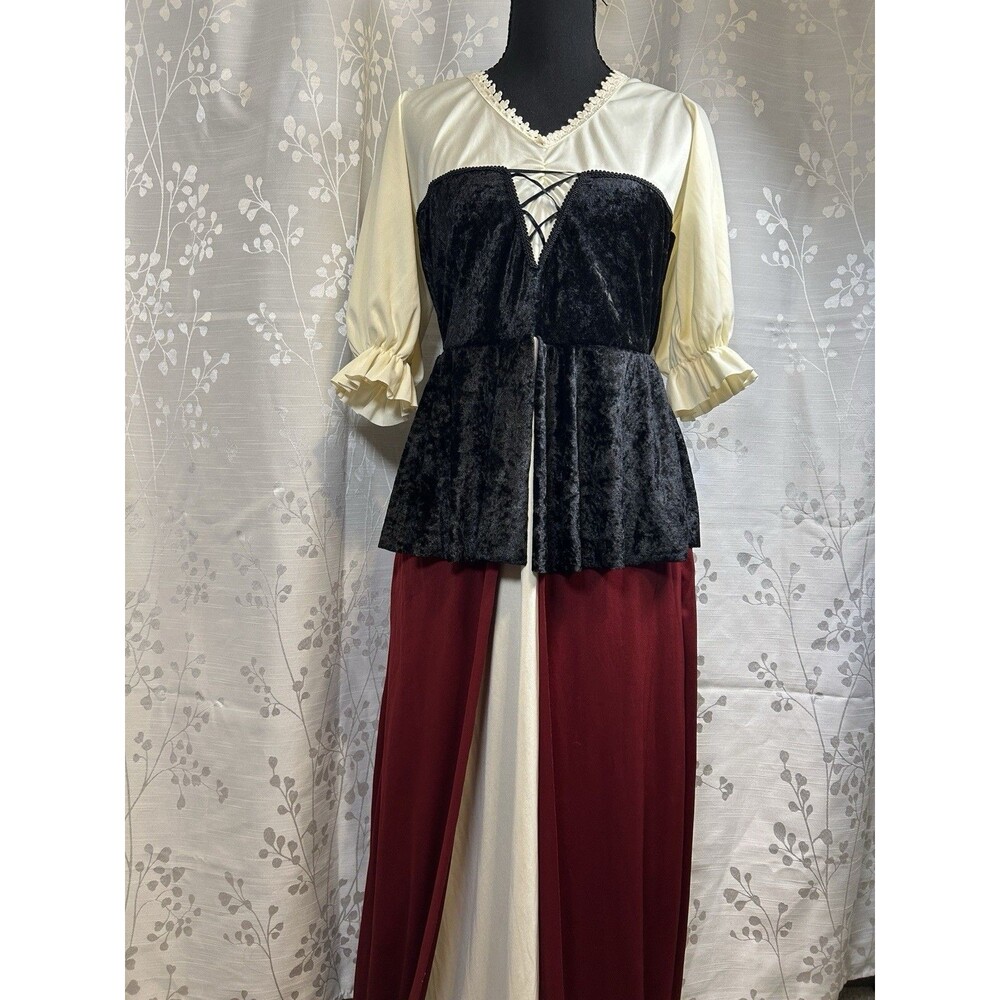 Tavern Wench Maiden Adult Costume Halloween Renaissance Faire Outfit  Size S